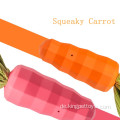 Gummi -Karotte langlebige Kunstplastikkarotte für Haustiere